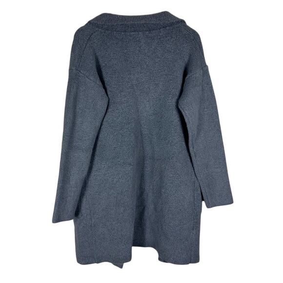 Entro Cardigan Womens S Gray Open Front Chore Minimalist Lagenlook Neutral - Picture 3 of 4